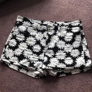 Floral high waited shorts